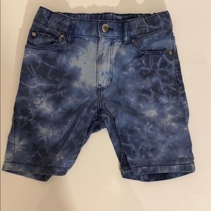 H&M tie dye adjustable shorts